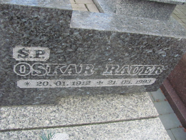 Oskar Rauer 1912 Strumień - Grobonet - Wyszukiwarka osób pochowanych