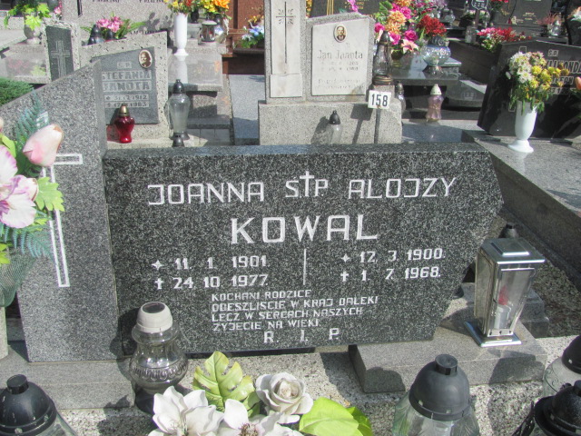 Joanna Kowal 1901 Strumień - Grobonet - Wyszukiwarka osób pochowanych
