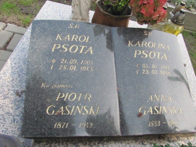 Anna Gasińska 1882 Strumień - Grobonet - Wyszukiwarka osób pochowanych