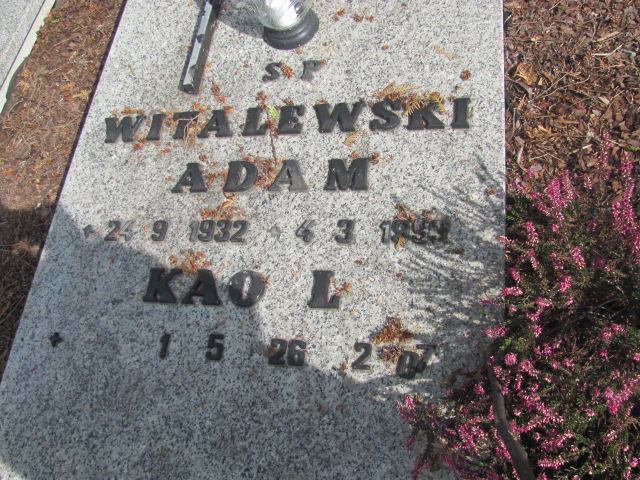 Adam Witalewski 1932 Strumień - Grobonet - Wyszukiwarka osób pochowanych