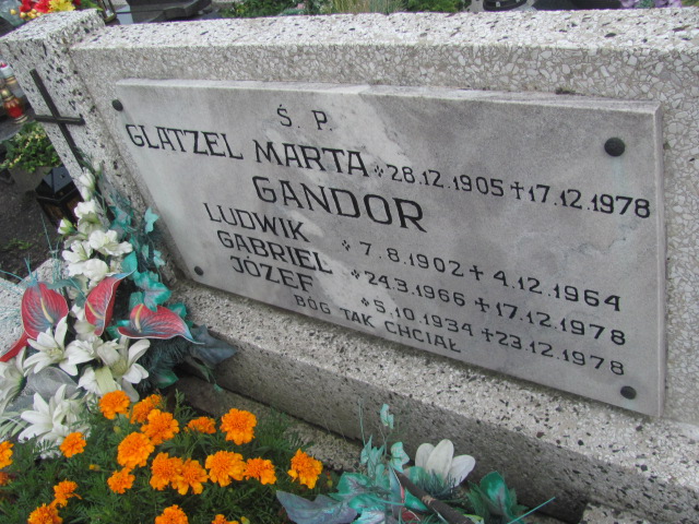 Gabriel Gandor 1966 Strumień - Grobonet - Wyszukiwarka osób pochowanych