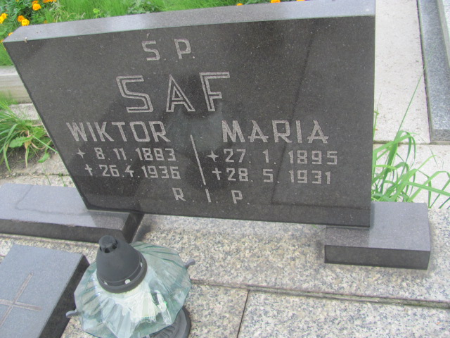 Maria Saf 1895 Strumień - Grobonet - Wyszukiwarka osób pochowanych