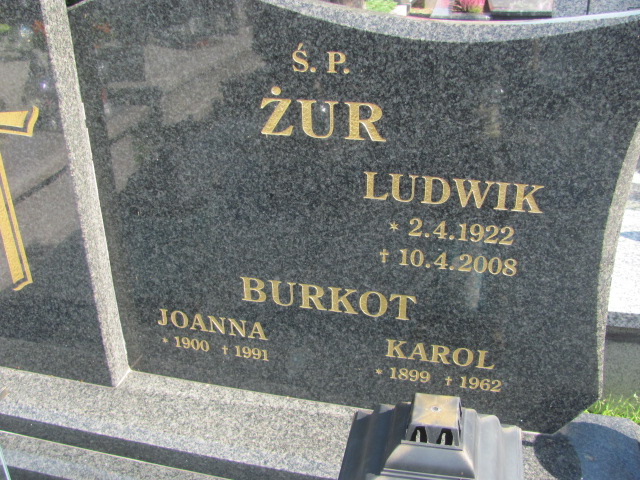 Ludwik Żur 1922 Strumień - Grobonet - Wyszukiwarka osób pochowanych