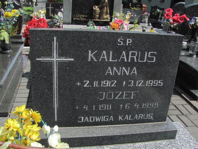 Anna Kalarus 1912 Strumień - Grobonet - Wyszukiwarka osób pochowanych