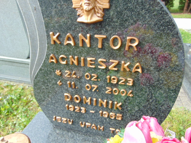 Agnieszka Kantor 1923 Strumień - Grobonet - Wyszukiwarka osób pochowanych