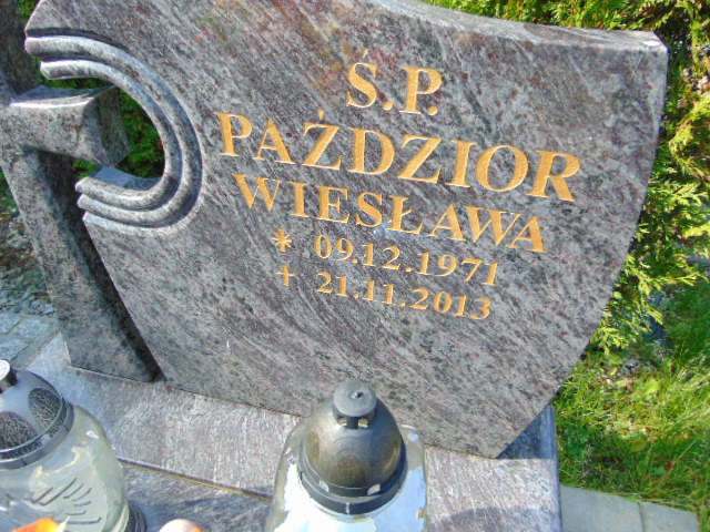 Wiesława Paździor 1971 Strumień - Grobonet - Wyszukiwarka osób pochowanych