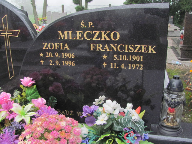 Franciszek Mleczko 1901 Strumień - Grobonet - Wyszukiwarka osób pochowanych