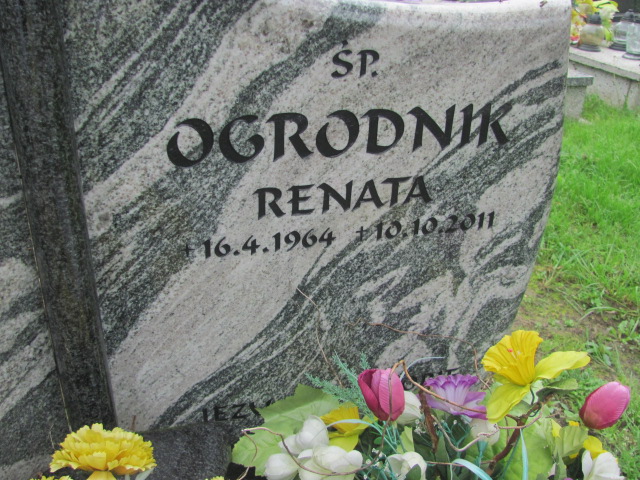 Renata Ogrodnik 1964 Strumień - Grobonet - Wyszukiwarka osób pochowanych