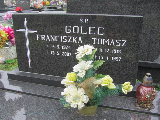 Tomasz Golec  1915 Strumień - Grobonet - Wyszukiwarka osób pochowanych