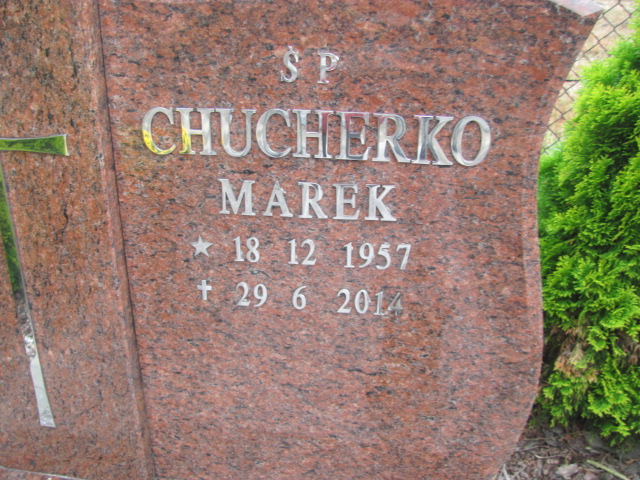 Marek Chucherko 1957 Strumień - Grobonet - Wyszukiwarka osób pochowanych