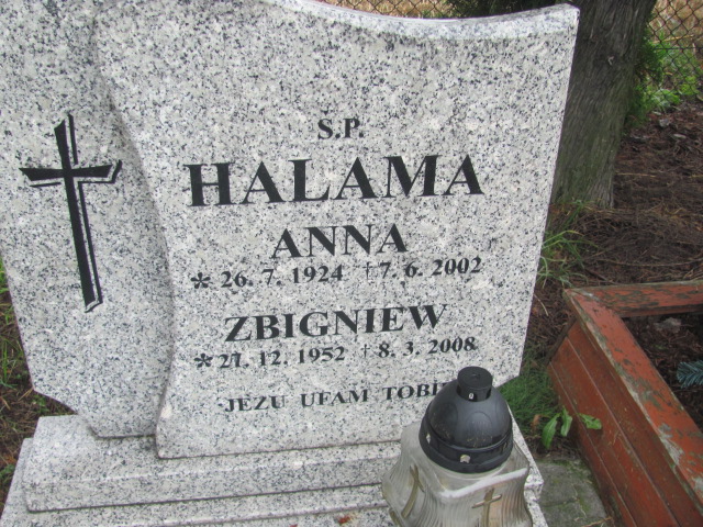 Anna Halama 1924 Strumień - Grobonet - Wyszukiwarka osób pochowanych
